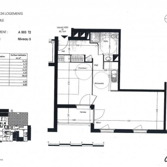  Alpes immobilier : Apartment | GRENOBLE (38000) | 49 m2 | 653 € 