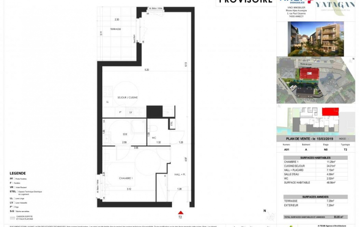 Alpes immobilier : Appartement | COGNIN (73160) | 48 m2 | 179 000 € 
