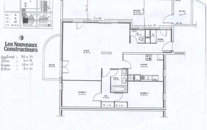 Alpes immobilier : Appartement | GRENOBLE (38100) | 86 m2 | 234 000 € 