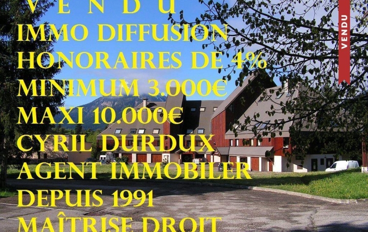  Alpes immobilier Appartement | SAINT-PIERRE-DE-CHARTREUSE (38380) | 19 m2 | 50 000 € 